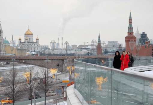 зима, февраль, март, город, москва, Фото Софьи Сандурской / агентство «Москва»