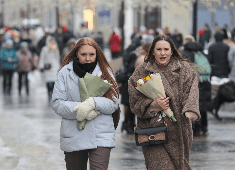 8 марта, погода, Фото Артура Новосильцева / агентство «Москва»