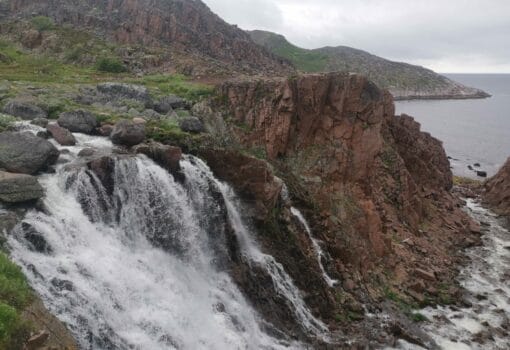 Мурманск природа водопад Фото Елены Голубевой