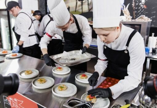 ресторан еда повар колледж  Фото предоставил Первый МОК