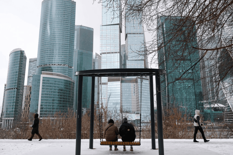 погода, март, москва, сити, Фото Ярослава Чингаева / агентство «Москва»