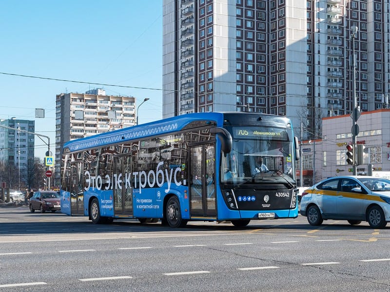 дорога автобус Фото mos.ru