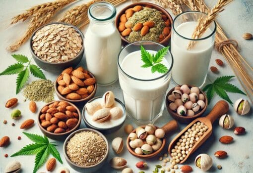 растительное молоко, еда продукты, ии