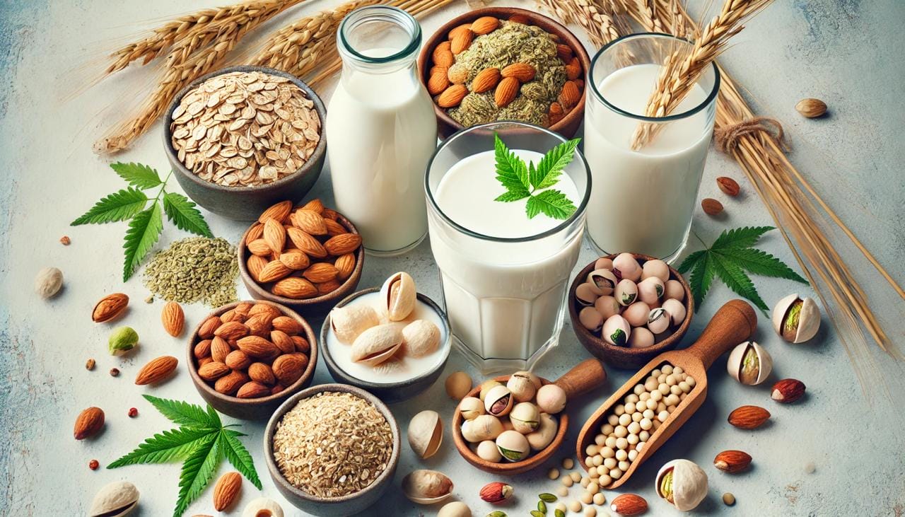 растительное молоко, еда продукты, ии