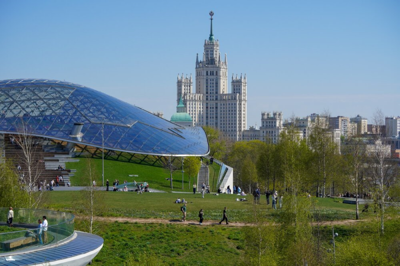 май, зарядье, Фото Александра Авилова / агентство «Москва»
