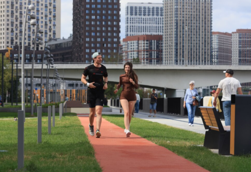 лето пробежка погода спорт Фото Василия Кузьмичёнка / агентство «Москва»